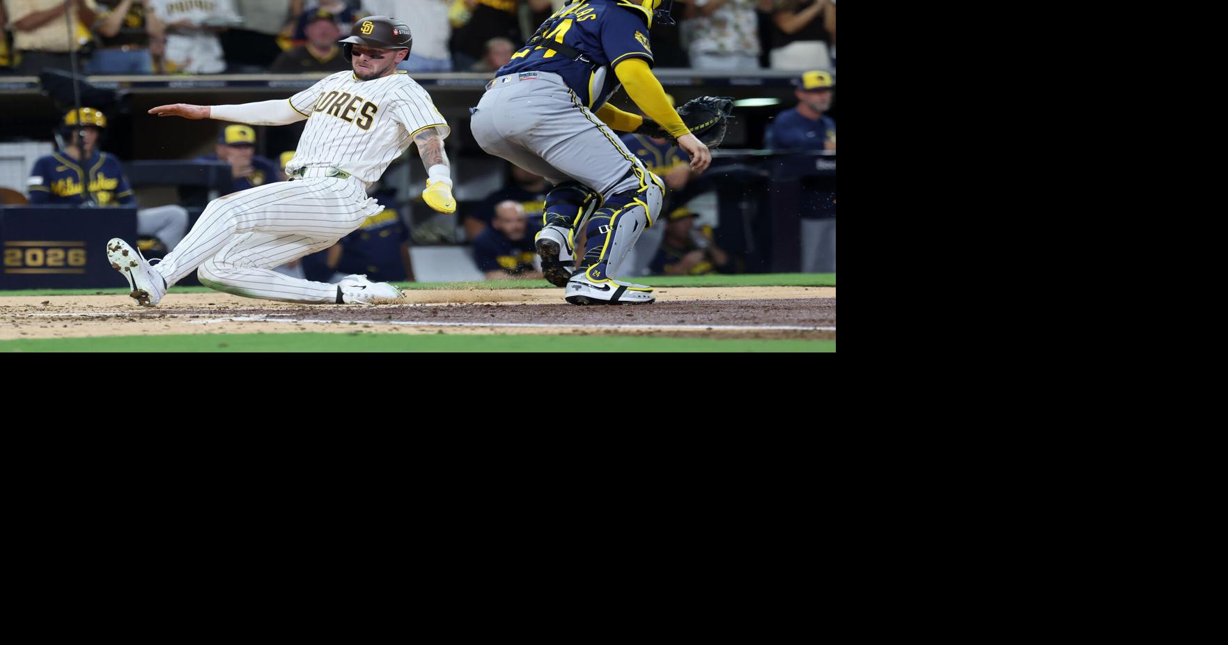 King-sized win: Padres use ace to close out Brewers, stave off elimination Kevin Acee, The San Diego Union-Tribune Oct 7, 2026 16 mins ago