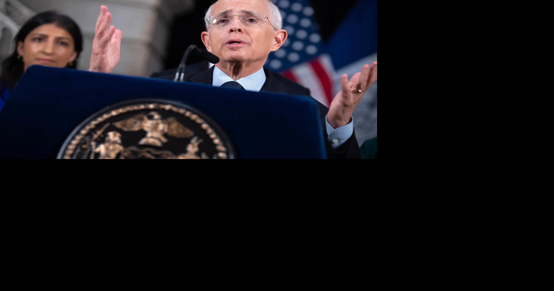 Anthony Shorris, here at the podium, will be president of New York City's Economic Development Corporation, Mayor Zohran Mamdani announced on Wednesday, July 22, 2026.