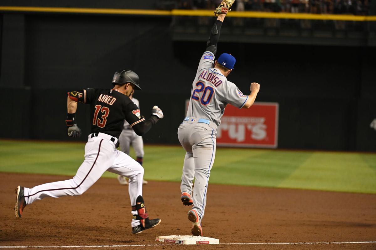 New York Mets' Mark Canha during the second inning of a baseball