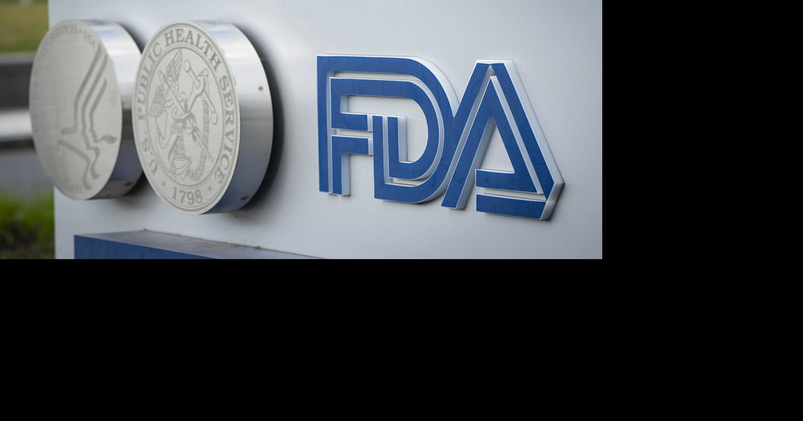 A sign for the Food And Drug Administration is seen outside of the headquarters on July 20, 2020, in White Oak, Maryland.