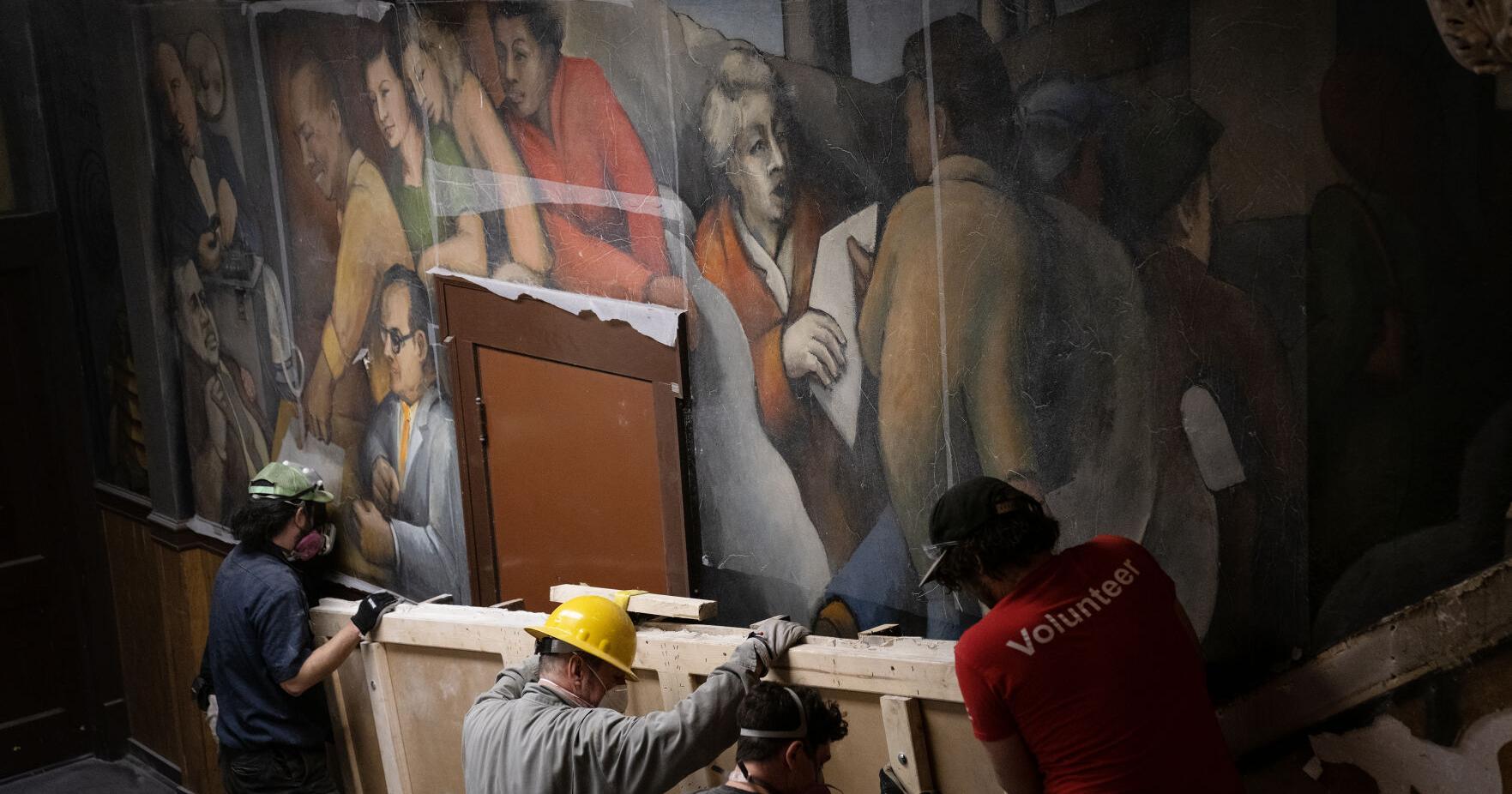 Massive preservation project underway to save one of the oldest public art pieces in Chicago area - Vimarsana News