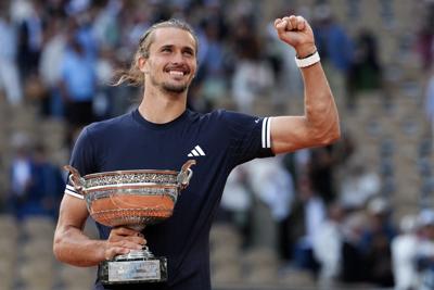 German Zverev wins French Open for first Grand Slam title