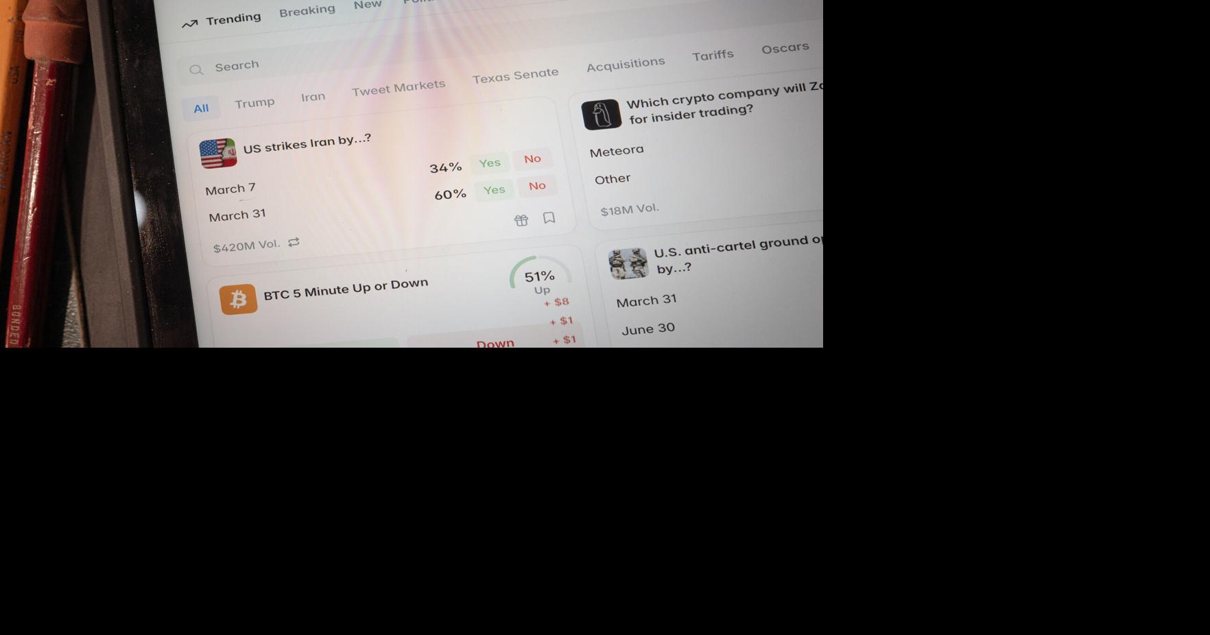 Google engineer charged with insider trading on Polymarket Chris Dolmetsch, Bloomberg News May 27, 2026 58 mins ago