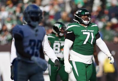 Jets' Duane Brown practices for the first time since shoulder