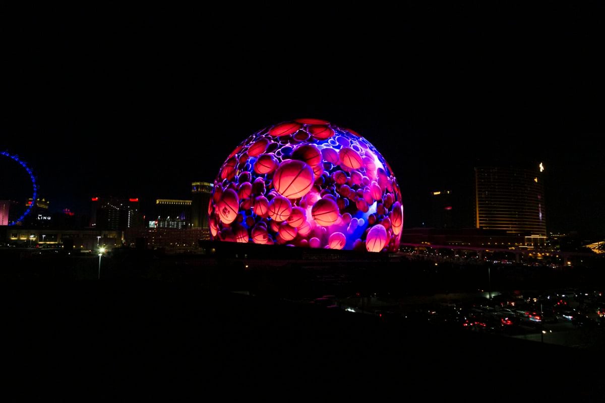 Vegas lights up with the world's largest video screen from MSG