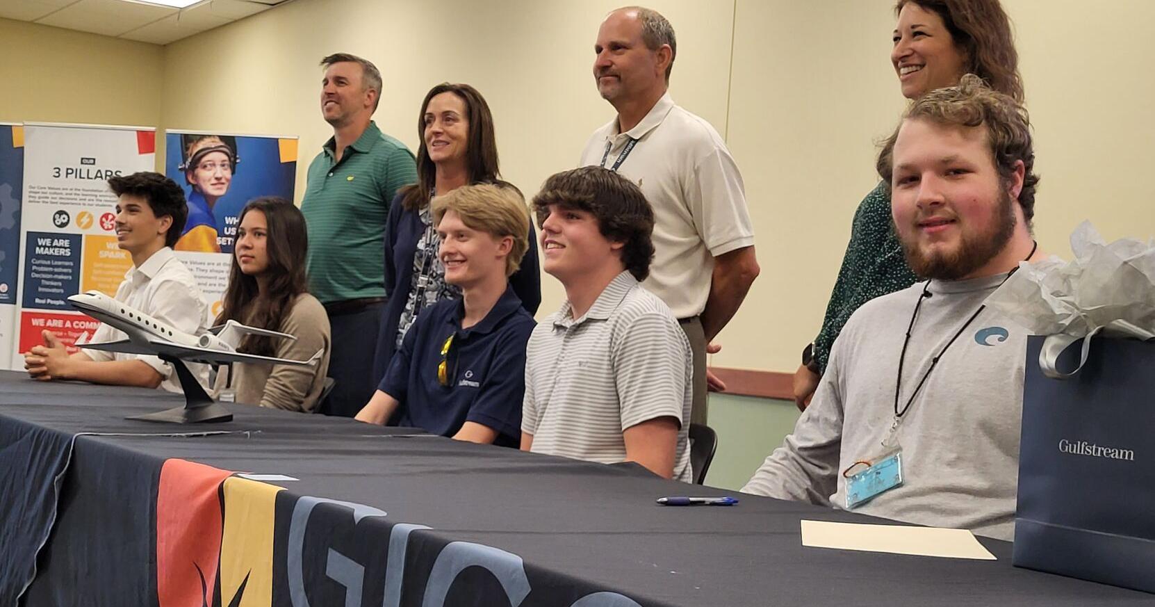 GICCA students sign on with Gulfstream - Vimarsana News
