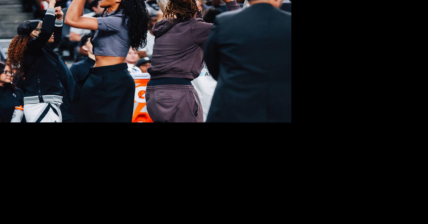 Las Vegas Aces center A'ja Wilson reacts to referees overturning a foul called on teammate Jackie Young during a WNBA basketball game at T-Mobile Arena Friday, July 3, 2026, in Las Vegas.