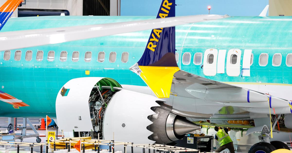 737 MAX aircraft are seen in various states of assembly at the Boeing 737 factory on June 25, 2024, in Renton, Washington.