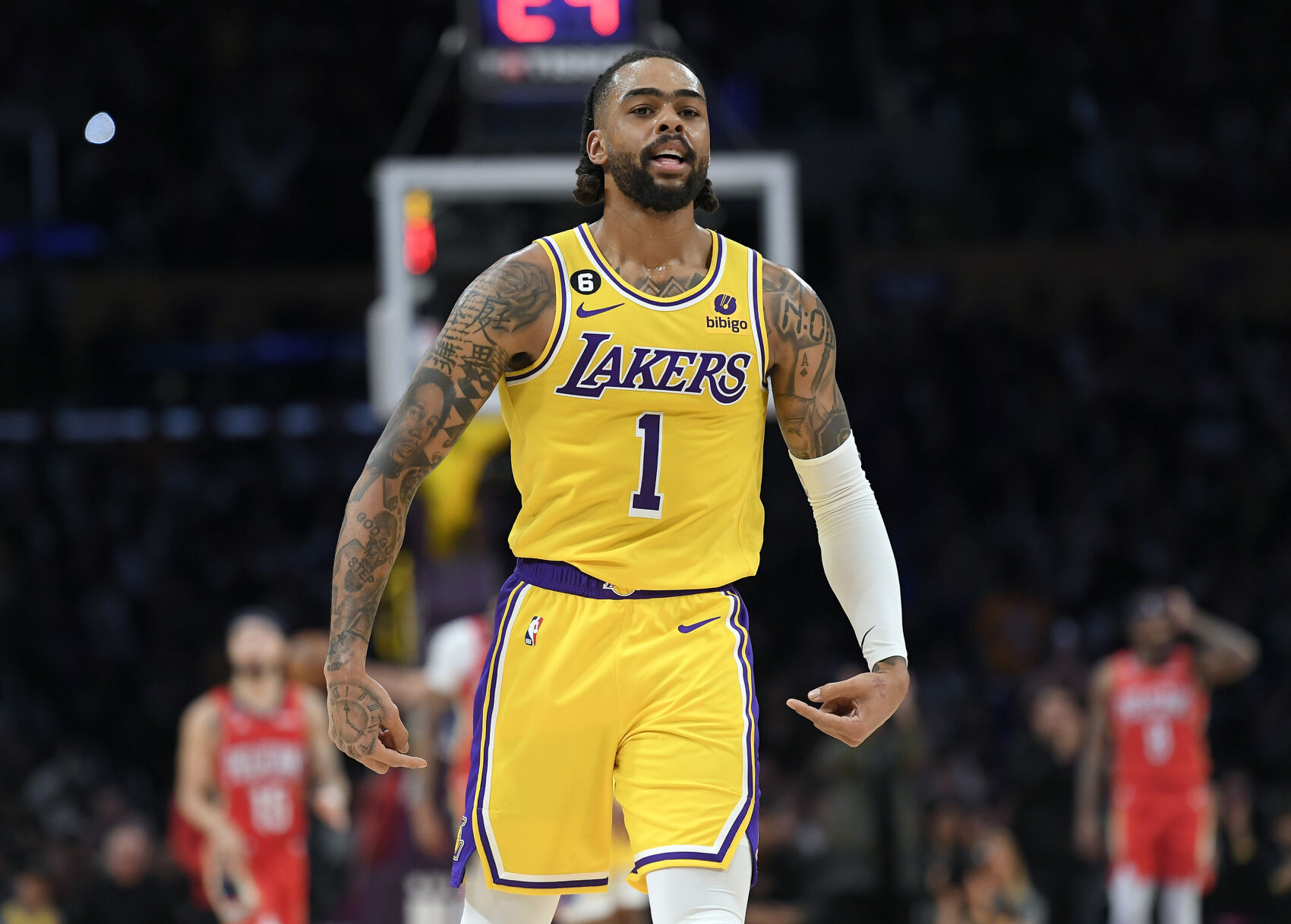 D angelo russell christmas jersey best sale