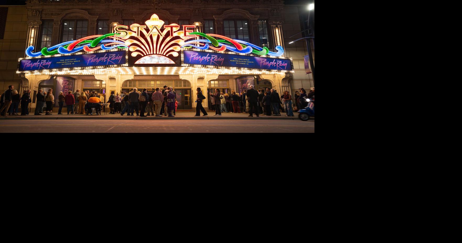 Attendees at the first preview performance of the musical 