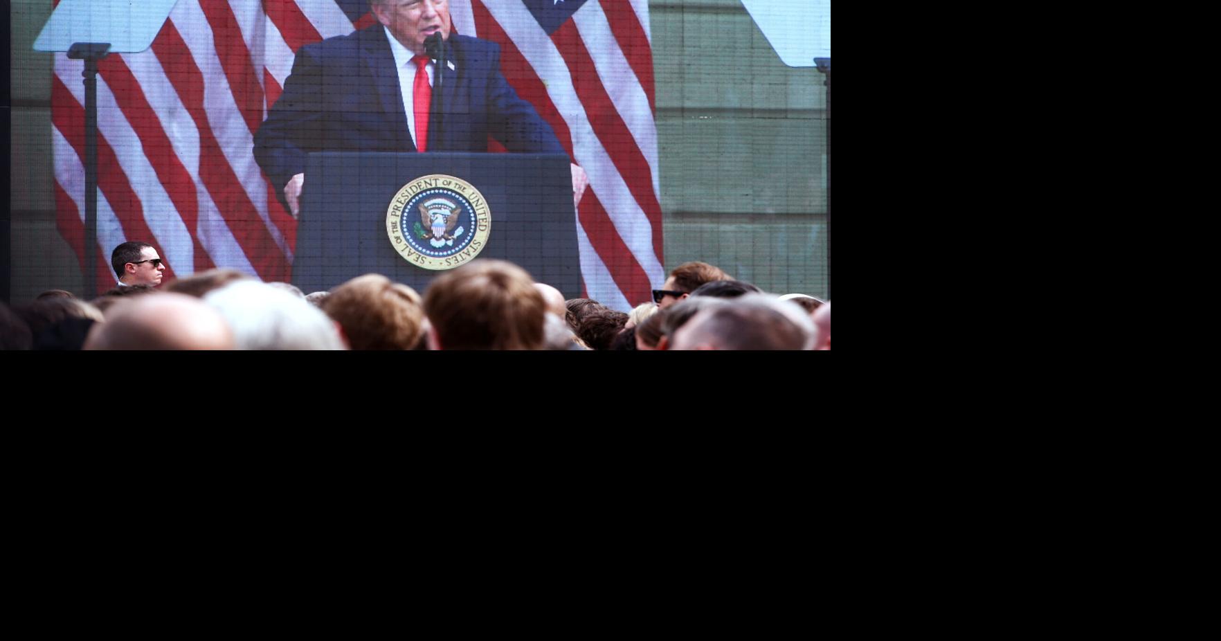 Trump invokes 9/11 to defend Iran war at somber Pentagon tribute Dave Goldiner, New York Daily News Sep 11, 2026 1 hr ago
