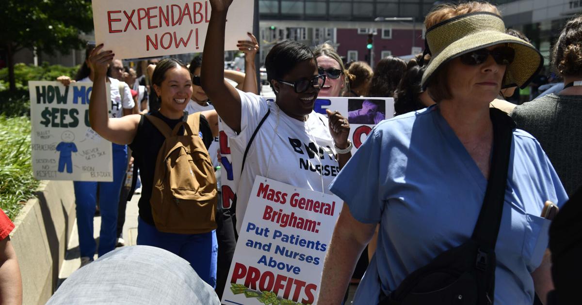 Largest-ever nurses' strike in Massachusetts begins, Healey convenes Brigham and Women's management, union Grace Zokovitch, Boston Herald Jul 8, 2026 3 hrs ago