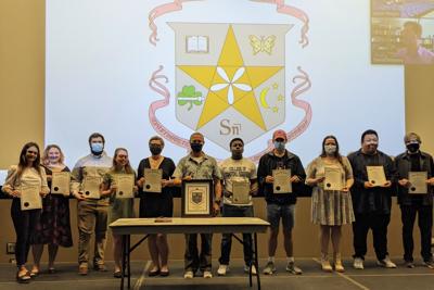 toewijzen room beetje College students inducted into Math Honor Society | Newspapers in Education  | thebrunswicknews.com