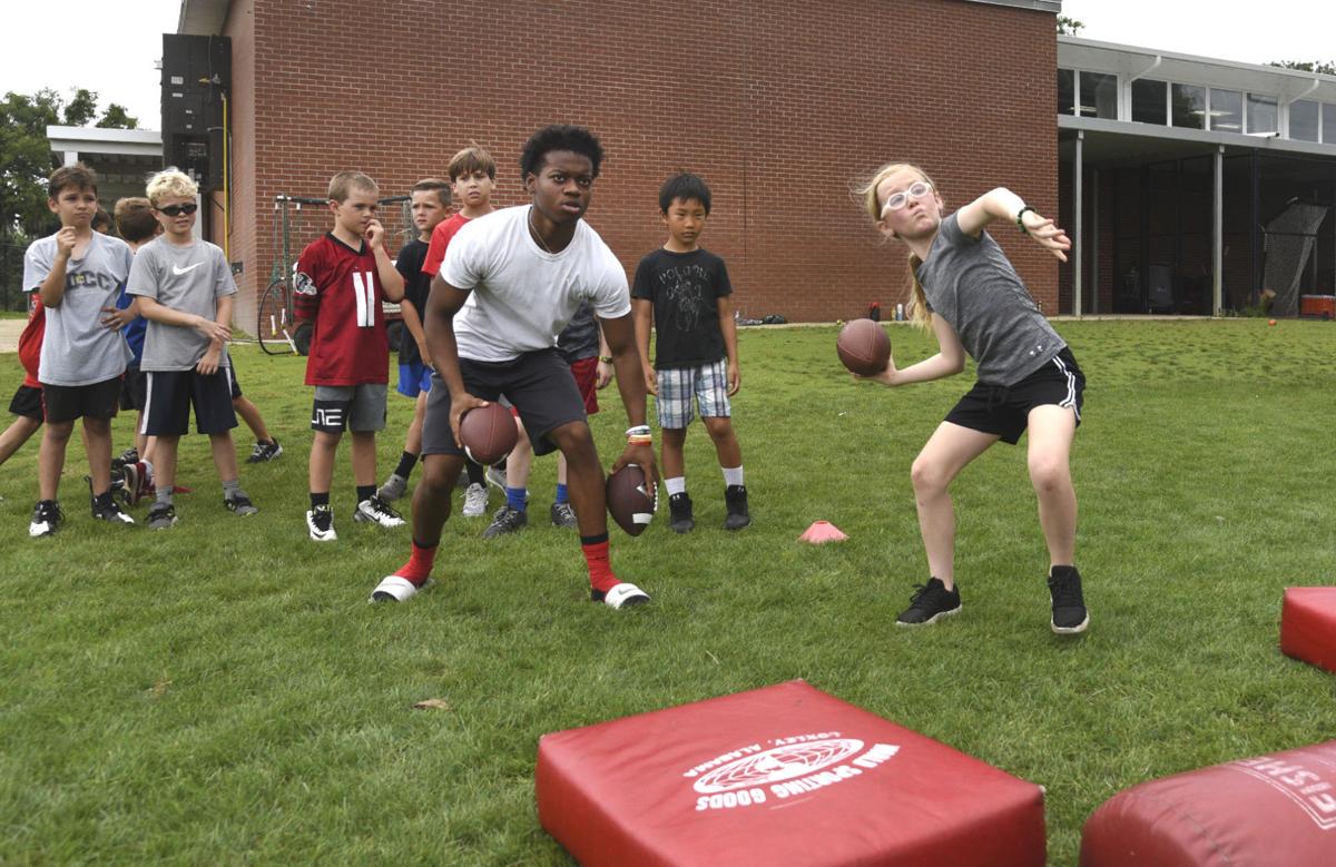 Kids Polish Their Football Skills At Glynn Academy Camp Local