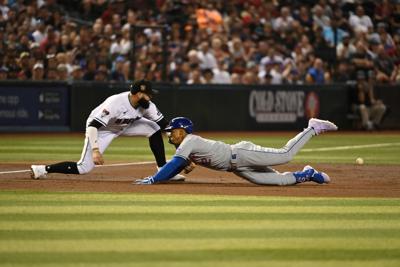 Arizona Diamondbacks third baseman Emmanuel Rivera circles the bases  News Photo - Getty Images