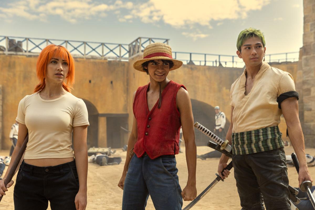 Nami, Luffy and Zoro in One Piece's live Adaptation