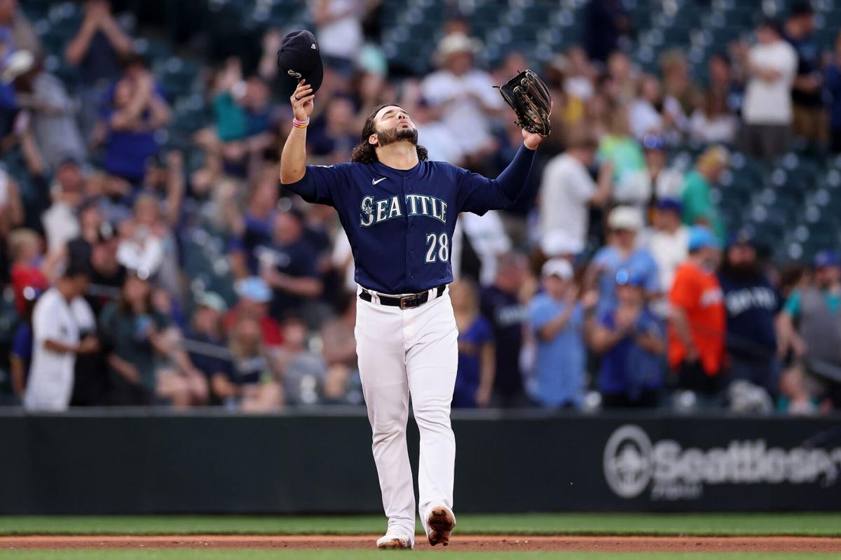 Ty France of the Seattle Mariners reacts after he was tagged out at News  Photo - Getty Images
