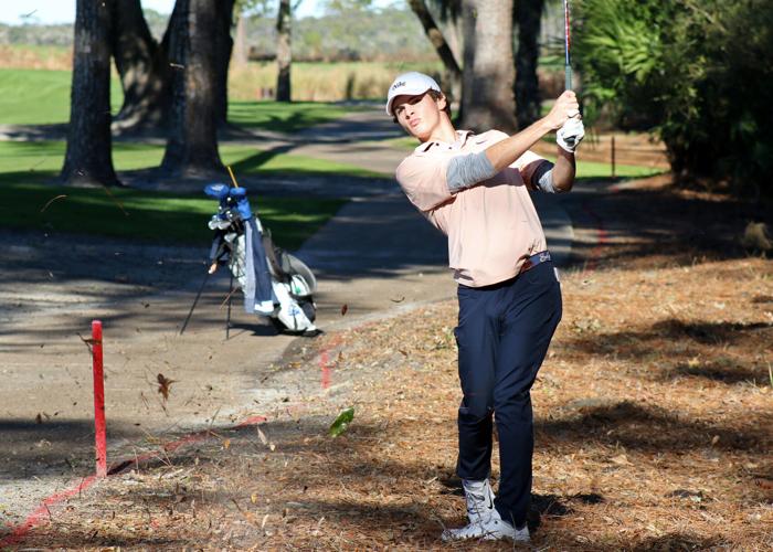 PLOTTING A COURSE Golf's future stars take on newlook Ocean Forest