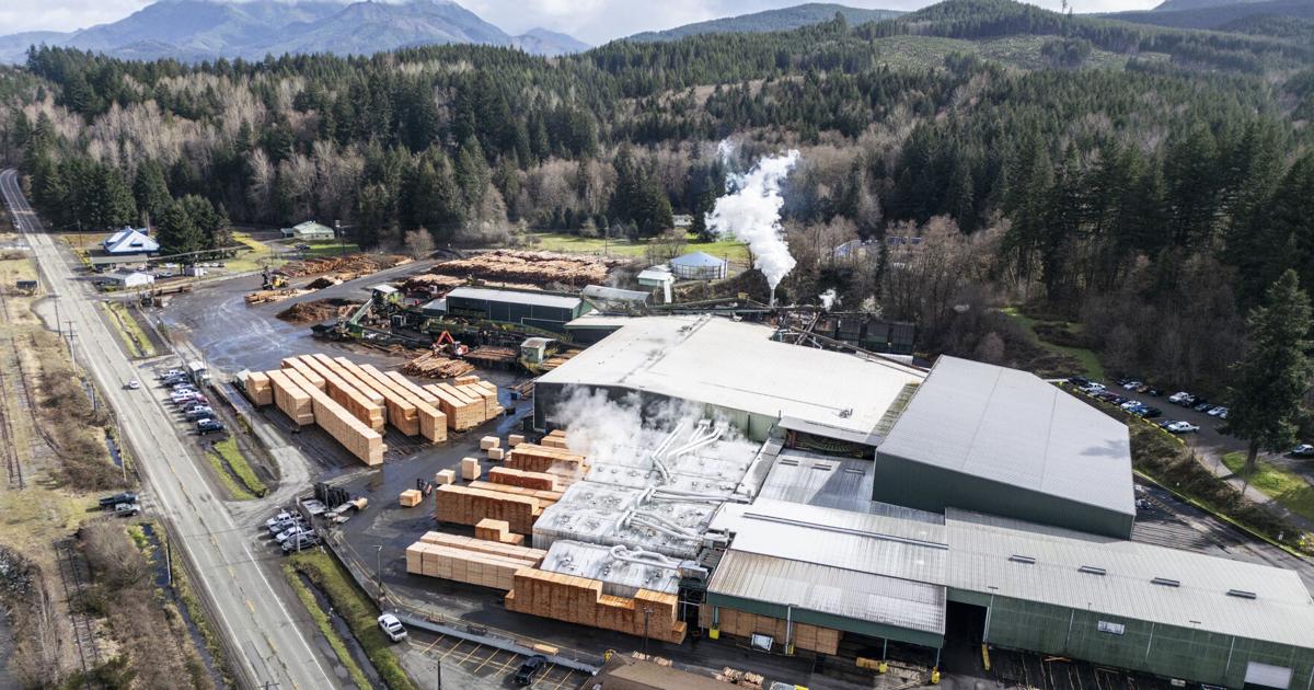 Humpton Lumber Mill in Morton, Washington, on March 25, 2026.