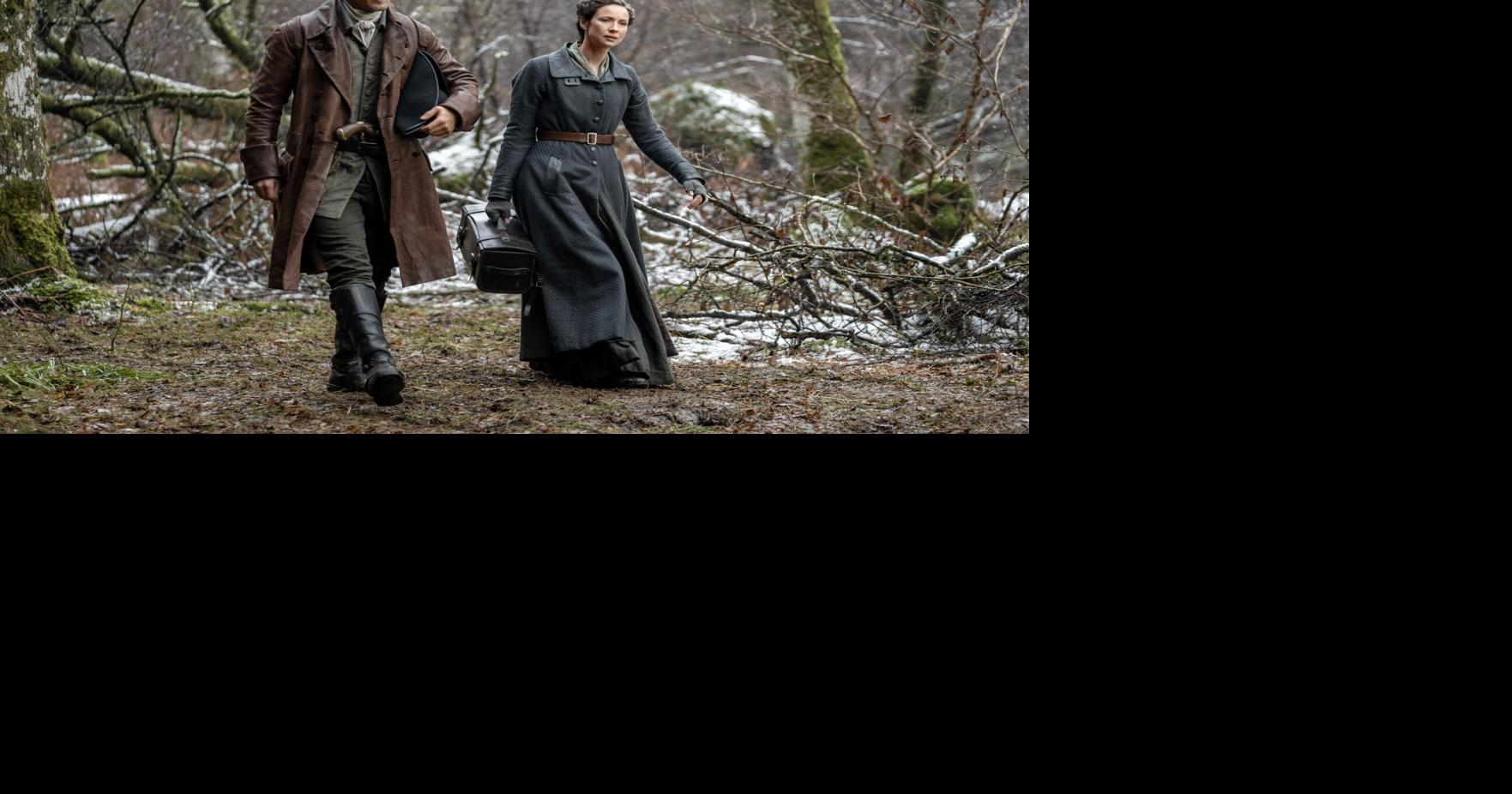 Jamie (Sam Heughan) and Claire (Caitriona Balfe) in Season 6 of 