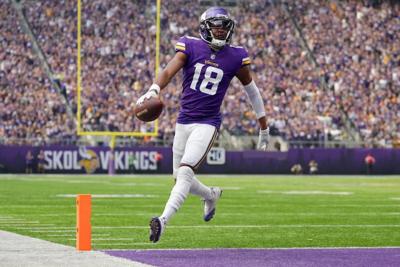 Vikings WR Justin Jefferson has no plans to switch from No. 18