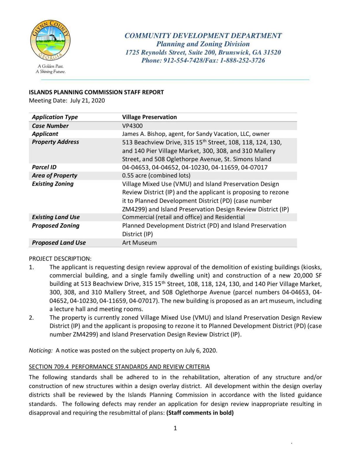 Vp4300 St Simons Art Museum Agenda Packet Ipc 07 21 20 Pdf The Brunswick News