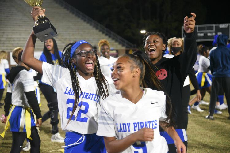 Virginia Hurricanes flag football team with national championship