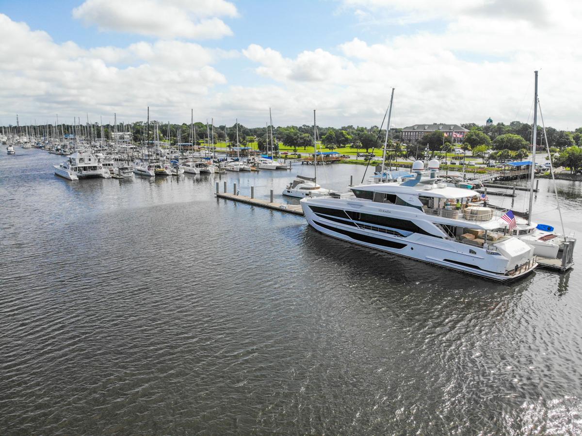 Super Yacht Docked At Brunswick Landing Marina Local News The Brunswick News Super Yacht Docked At Brunswick Landing Marina Local News The Brunswick News