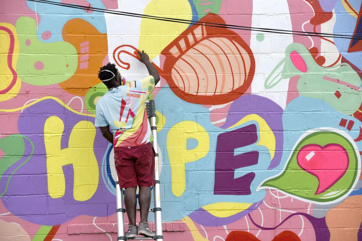 Murals Continue Popping Up Around Downtown Local News The