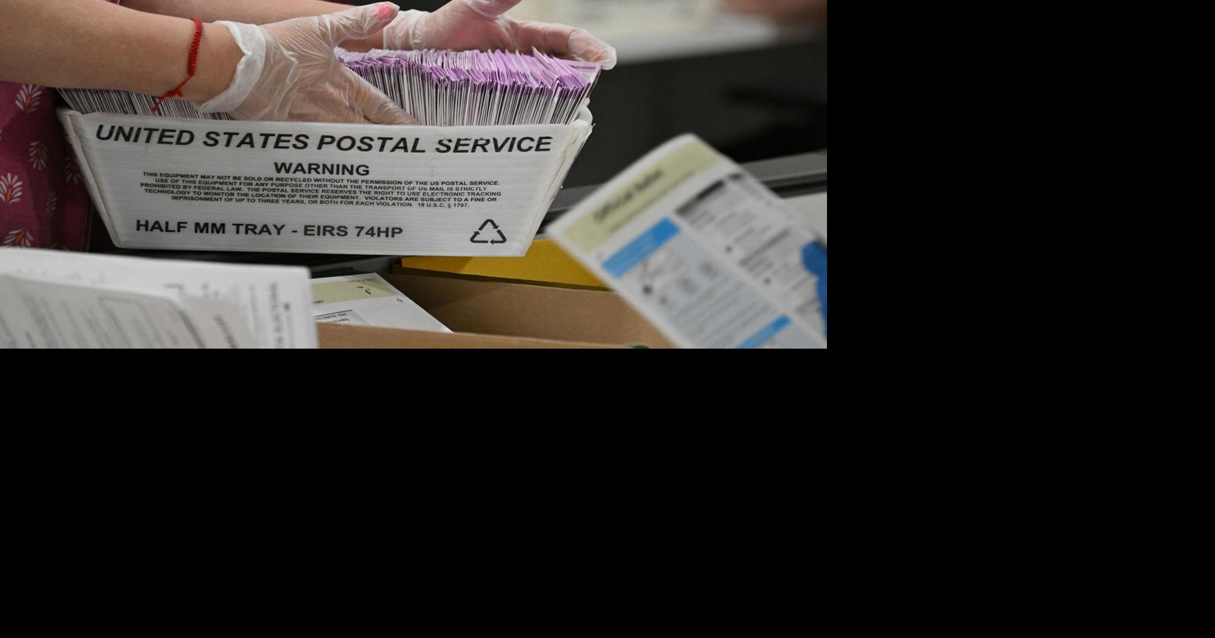 US Postal Service appeals order halting mail-in ballot curbs Greg Stohr and Zoe Tillman, Bloomberg News Aug 28, 2026 24 mins ago