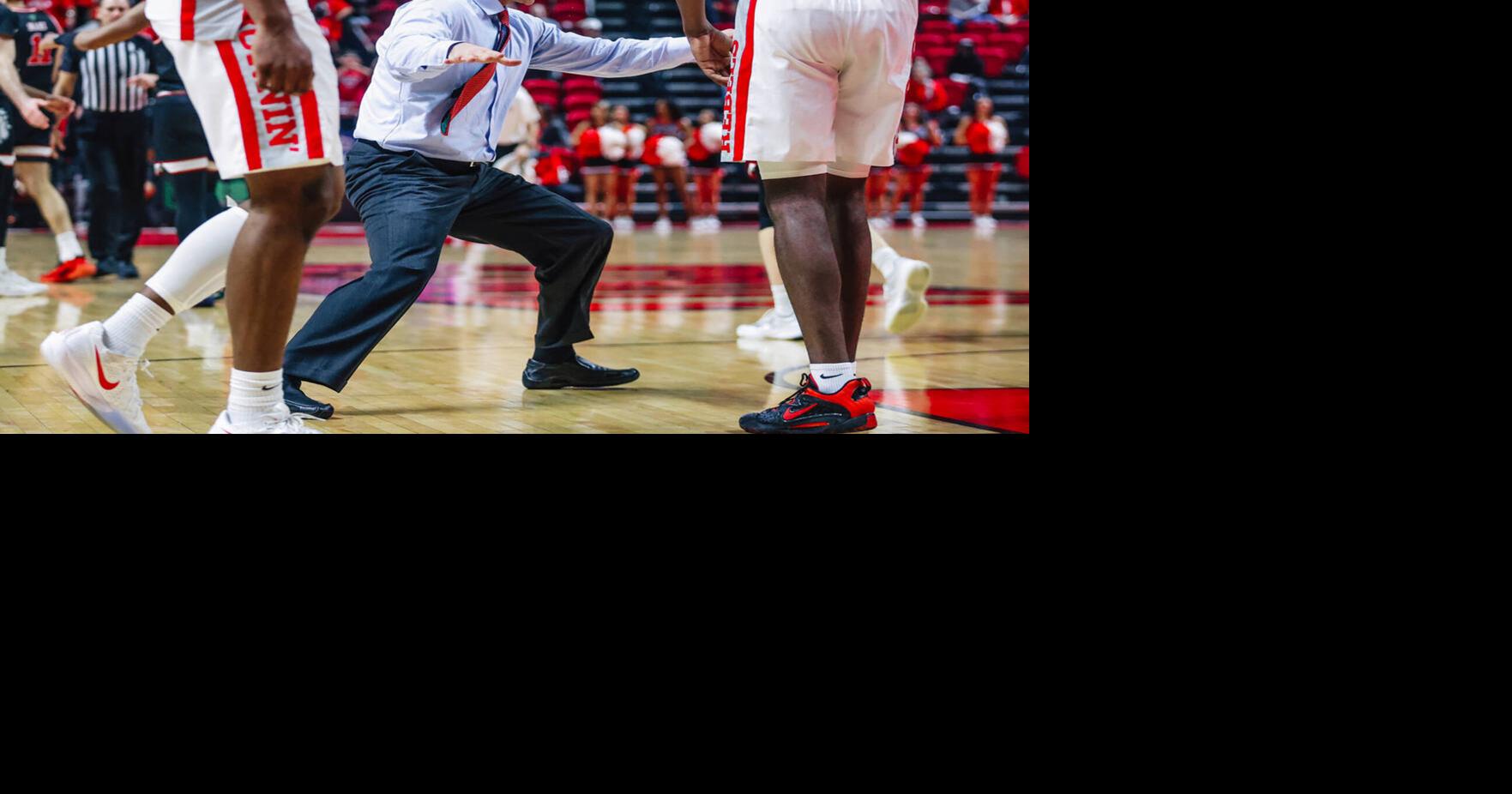 UNLV head coach Josh Pastner during an NCAA basketball game between UNLV and Fresno State at the Thomas& Mack Center Saturday, Dec. 20, 2025, in Las Vegas.