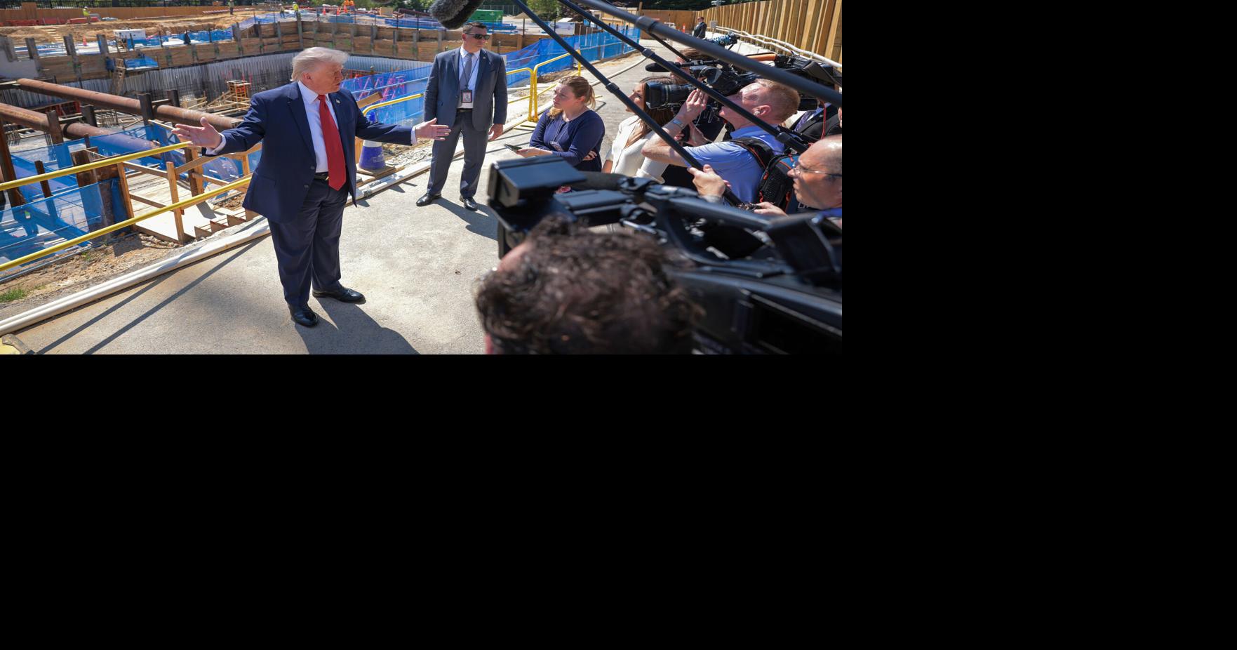 Supreme Court by a 5-4 vote rules for Trump and his new ballroom, dismisses legal challenge David G. Savage and Michael Wilner, Los Angeles Times Aug 31, 2026 35 mins ago