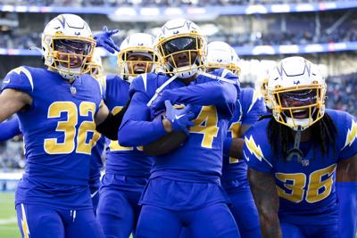 color rush chargers uniforms