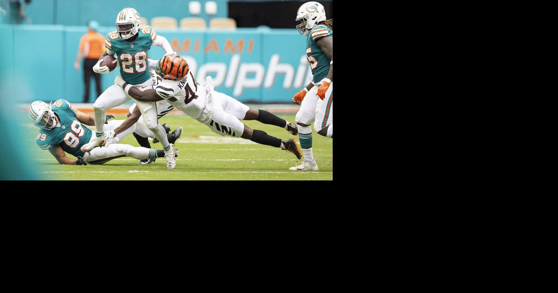 Chris Perkins: Can Dolphins trio of Achane-Brewer-Brooks outperform Marino-Taylor-Thomas? Chris Perkins, South Florida Sun Sentinel Jul 7, 2026 17 mins ago