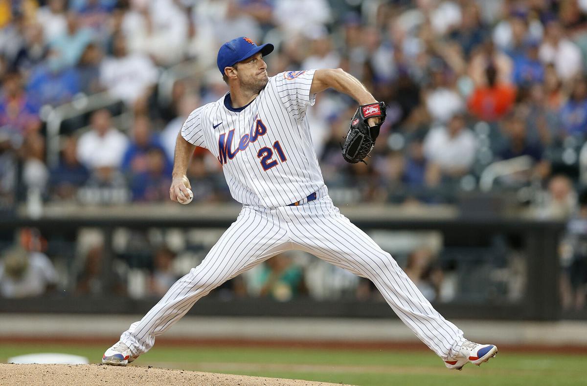 Mets pitcher Max Scherzer tests MLB clock limits - Taipei Times