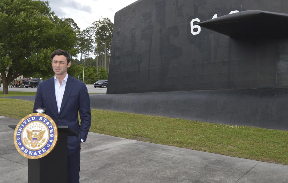 Sen. Ossoff visits Kings Bay