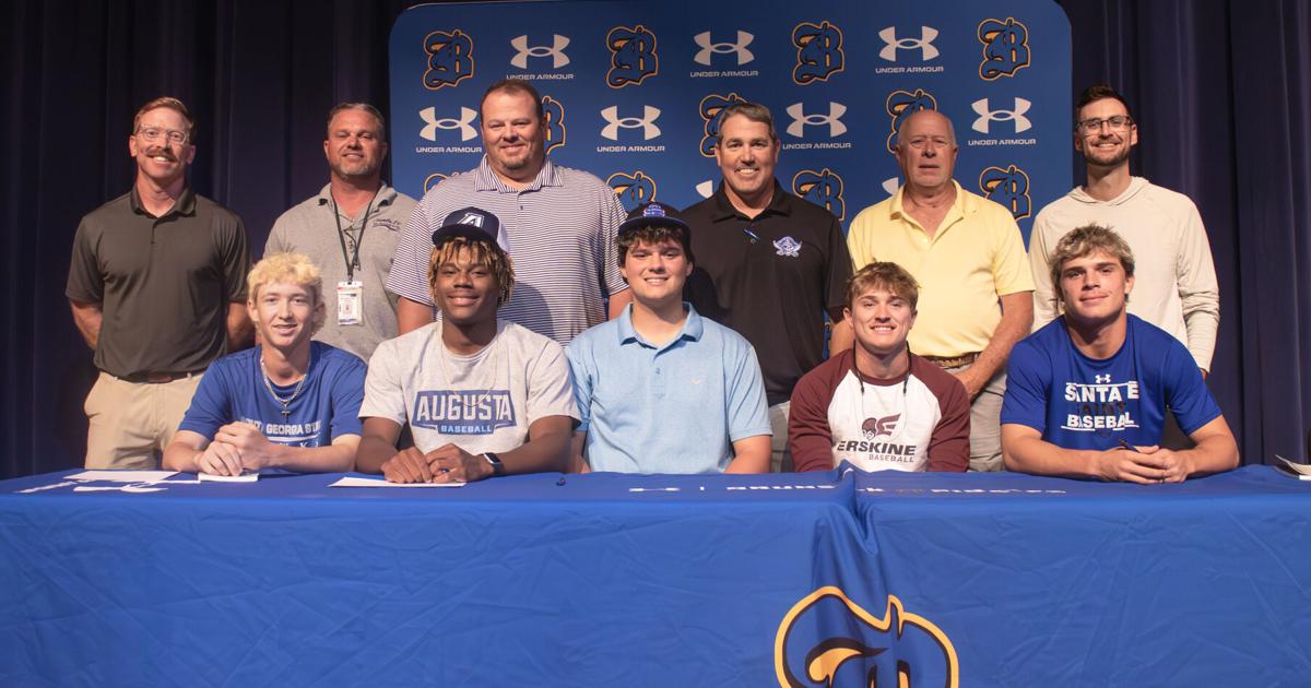 THE STUFF OF LEGENDS: Five Pirates sign following historic baseball season at Brunswick High