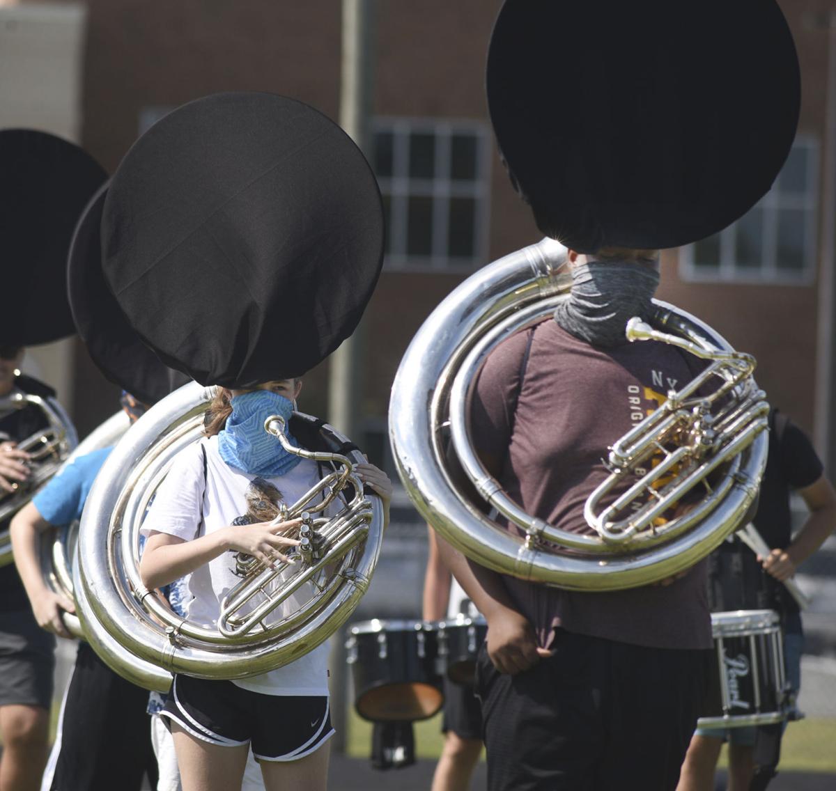 Marching Band Camp Returns With A Covid 19 Version Local News The Brunswick News 87,000+ vectors, stock photos & psd files. marching band camp returns with a covid