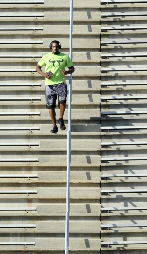 Running the stairs