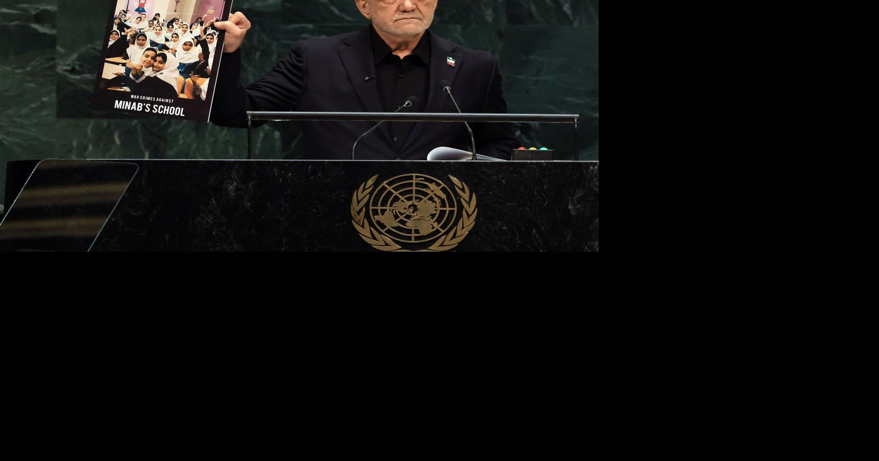 Iran president sends defiant message to US over potential talks Eltaf Najafizada and Eric Martin, Bloomberg News Sep 23, 2026 1 hr ago