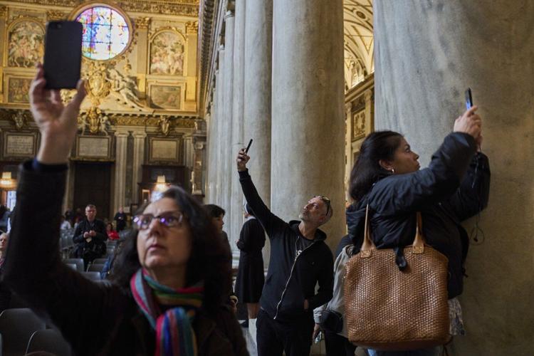 PHOTO COLLECTION: Vatican Pope Tomb inside St. Mary Major Basilica