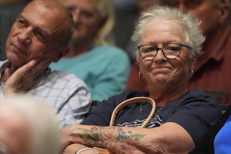 And now for something different, civility unfolds in a Missouri GOP congressman's town hall