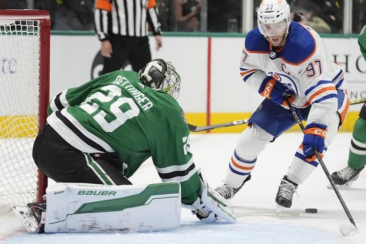 Bouchard scores in OT as Oilers slip past Stars 4-3