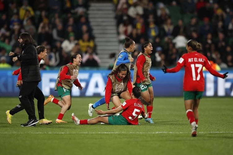Morocco makes more Women's World Cup history, reaching knockout rounds with a 1-0 win over Colombia