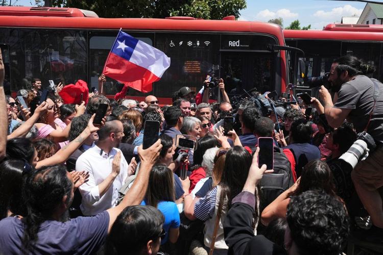 Photos from Chile's general elections
