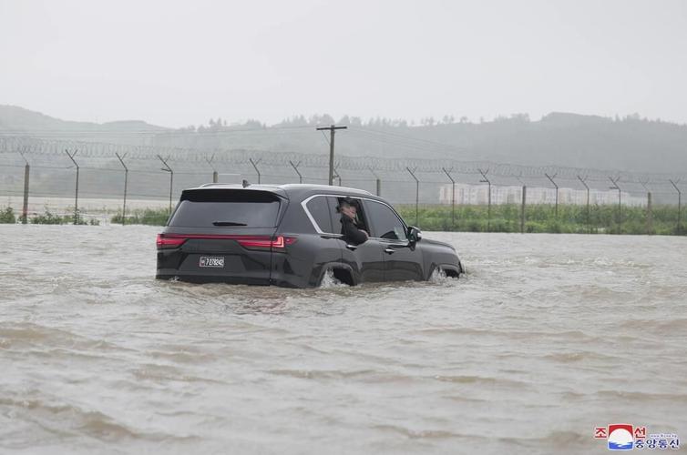 5,000 people rescued from flooding in North Korea in evacuation efforts led by Kim, report says