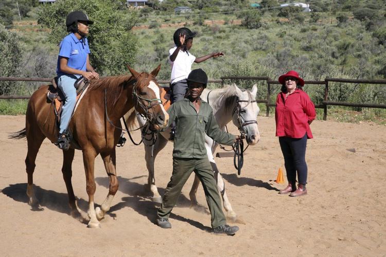 A horse therapy program in Namibia brings joy to children with learning disabilities
