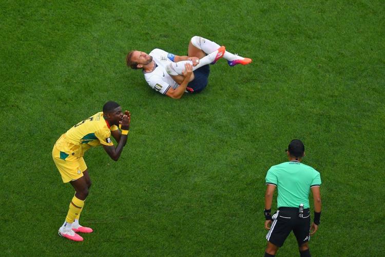 Ghanaian player accused of rape gets back onto the field for World Cup draw against England