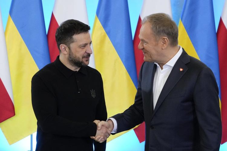 Zelenskyy visits Poland as sides reach deal on exhuming Polish victims of WWII-era massacres
