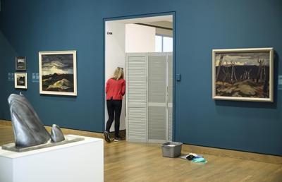 Protester arrested after paint splashed on Tom Thomson piece in ɫtv Gallery